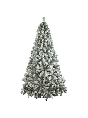 Albero di Natale Parigi, Albero artificiale extra folto imbiancato effetto neve , Albero effetto reale in PVC, 664 rami, Altezza cm 180