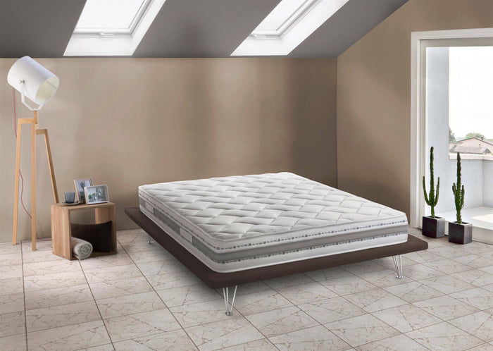 Materasso singolo Sophie, Materasso sfoderabile in Memory Foam e Waterfoam, 100% Made in Italy, Antiacaro e Anallergico, cm 90x200 h21