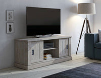 Mobile da soggiorno porta tv, colore marrone, Misure 145 x 60 x 46 cm