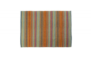 Tappeto moderno Cleveland, stile kilim, 100% cotone, multicoloree, 230x160cm