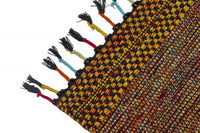 Tappeto moderno Dallas, stile kilim, 100% cotone, multicoloree, 110x60cm