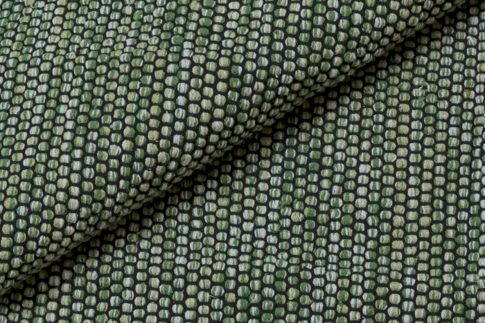 Tappeto moderno Dallas, stile kilim, 100% cotone, verde, 230x160cm