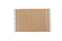 Tappeto moderno Ontario, stile kilim, 100% cotone, multicoloree, 170x110cm