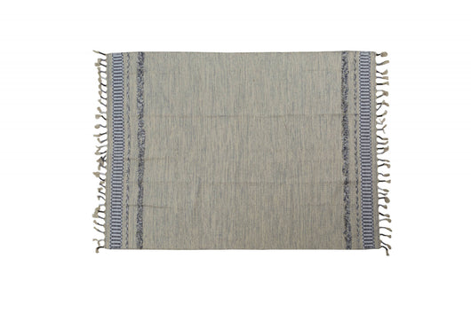 Tappeto moderno boston, stile kilim, 100% cotone, grigio, 110x60cm