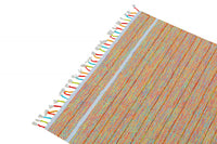 Tappeto moderno Alabama, stile kilim, 100% cotone, multicoloree, 200x140cm