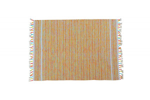 Tappeto moderno Alabama, stile kilim, 100% cotone, multicoloree, 230x160cm