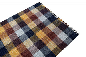 Tappeto moderno sacramento, stile kilim, 100% cotone, arancione, 110x60cm