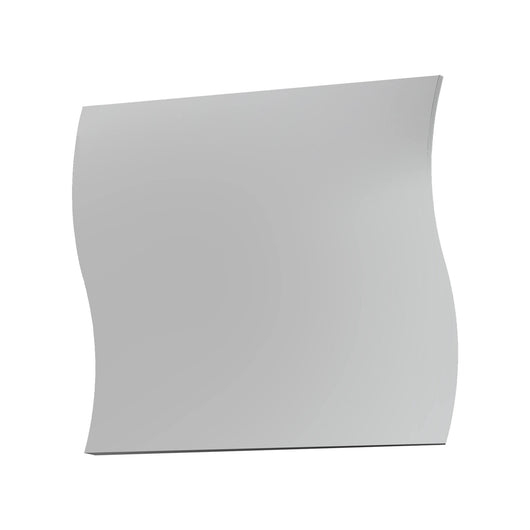 Specchiera da parete ondulata, Made in Italy, Specchio da bagno, cm 71x2h60