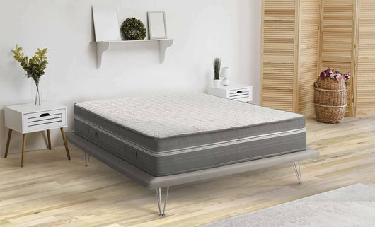 Materasso piazza e mezza Oriana, Materasso in Memory Foam e Micromolle insacchettate, 100% Made in Italy, Antiacaro e Anallergico, cm 120x190 h32