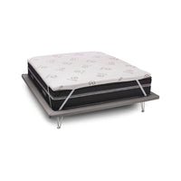 Topper piazza e mezza Alyssa, Topper rinnova materasso sfoderabile in Memory Foam e fibre di Rame, 100% Made in Italy, Antiacaro e Anallergico, cm 120x190 h5