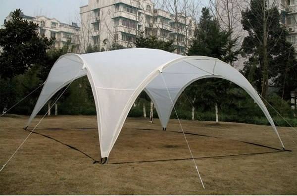 Tenda per eventi con zanzariera, colore bianco , mt 4x4