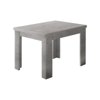 Tavolo da pranzo con apertura a libro, Made in Italy, Consolle ausiliare da cucina, Tavoloallungabile, cm 90x90h75, Grigio Cenere