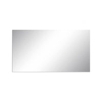 Specchiera da parete lineare, Made in Italy, Specchio da bagno, cm 80x2h60, Grigio Cemento