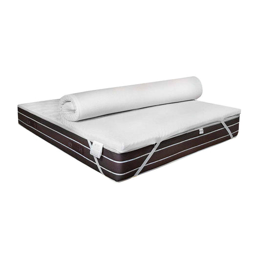 Topper singolo Toro, Rinnova materasso in Memory Foam, 100% Made in Italy, antiacaro, anallergico e antibatterico, Cm 80x190h5