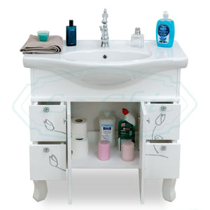 Mobile bagno contemporaneo 85 cm