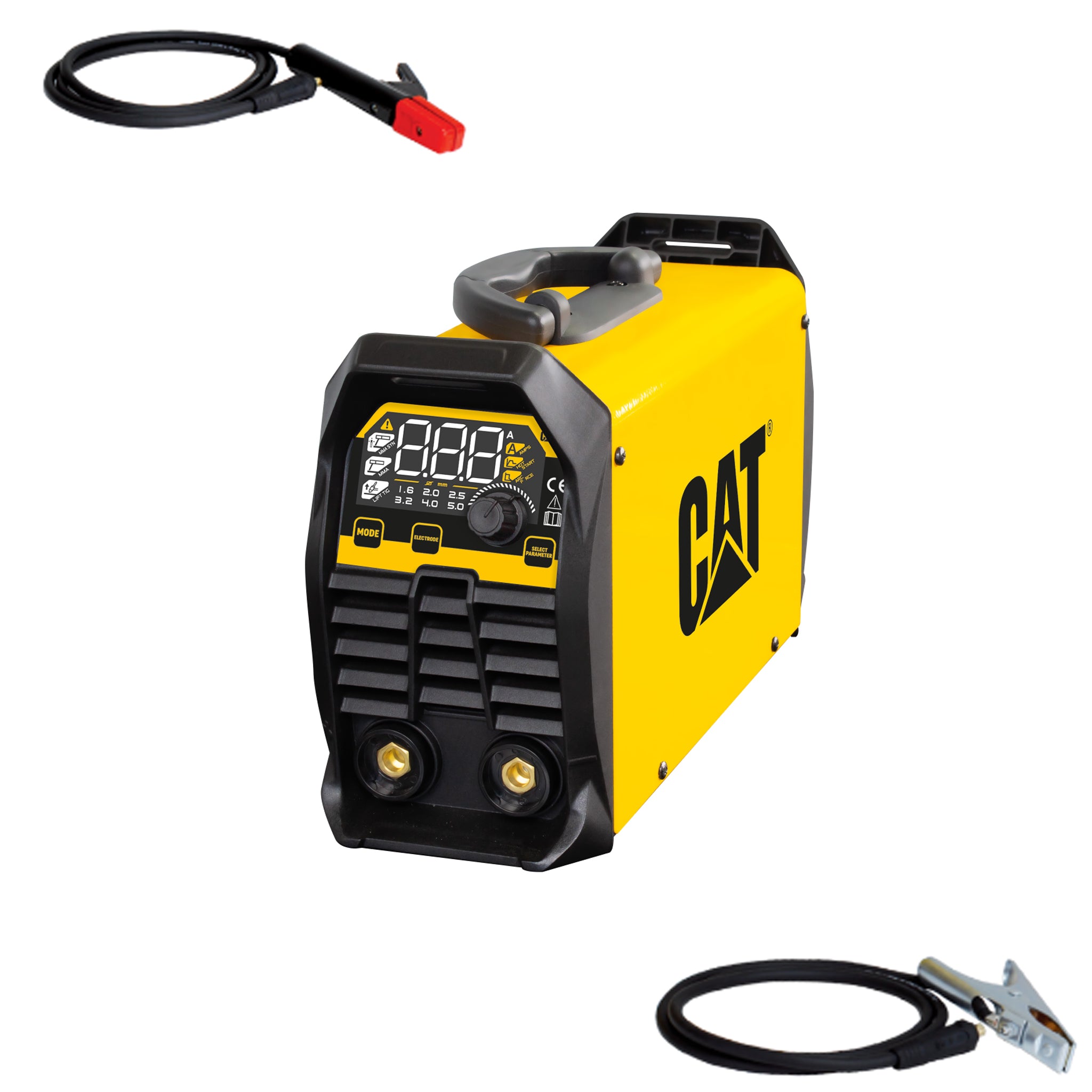 Saldatrice Inverter CAT200A 230V Con Impostazioni Automatiche Per Elettrodo + Accessori