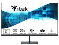 Itek gwf monitor pc 68,6 cm (27") 1920 x 1080 pixel full hd led nero - ITMF27V075FHD