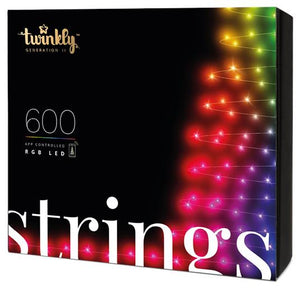 Twinkly stringa 600led rgb blk tws600stp-beu