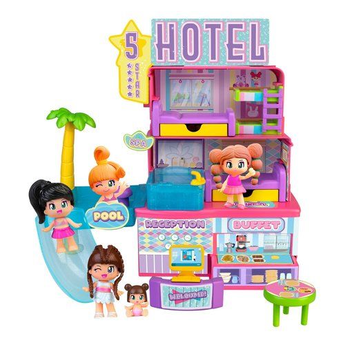 Hotel 5 stelle con 2 figure pinypon pny74000