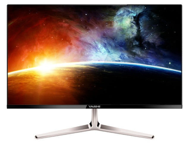 Yashi pioneer monitor piatto per pc 61 cm (24) 1920 x 1080 pixel full hd led nero, argento - YZ2407