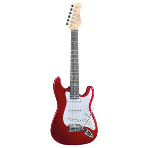 Chitarra elettrica eko 05130071 tribute starter s 100 3 4 chrome red c