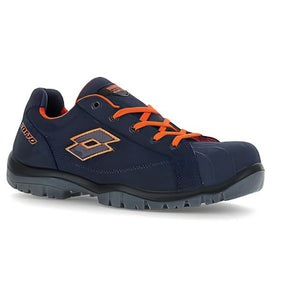 Scarpe Antinfortunistiche Lotto Jump 350 II S3L SR FO Tg.39 Blu Marino/Arancio