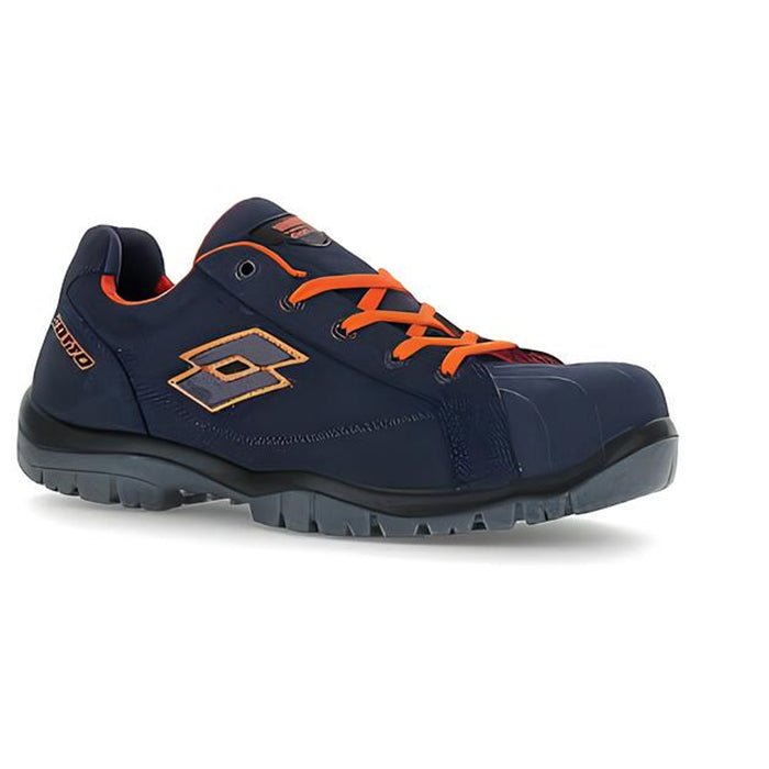 Scarpe Antinfortunistiche Lotto Jump 350 II S3L SR FO Tg.42 Blu Marino/Arancio