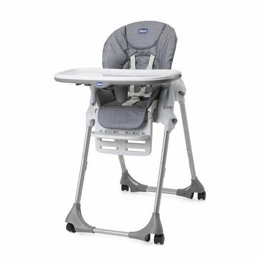 Chicco 00079565690000 seggiolone alzasedia tradizionale seduta imbottita grigio - 79565.69