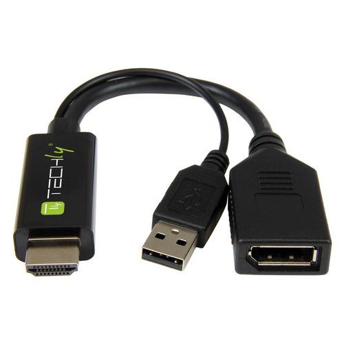 Adattatore video techly hdmi-dp12a60 convertitore da hdmi a displaypor - HDMI DP12A60