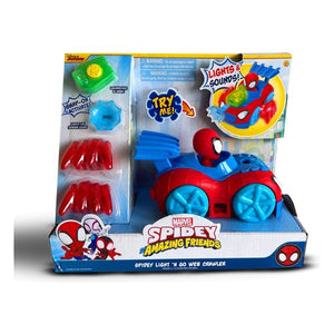 Playset rei toys sp100100 spidey lancia ragnatele de luxe con luci e s