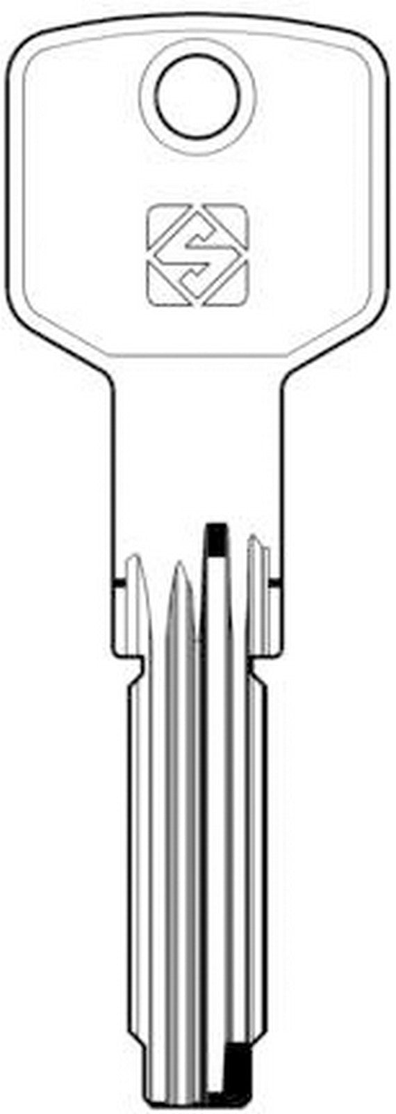 5pz chiavi punzonate silca cs115 olc gr. 6 8073