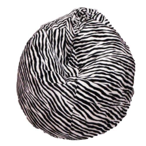 Poltrona a Sacco Pouf in Poliestere Pelo Design Zebra Avalli