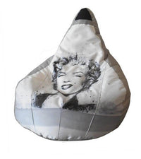 Poltrona a Sacco Pouf in Poliestere Design Marilyn Avalli