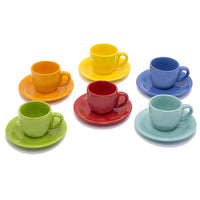 Set 6 Tazzine da caffè in Gres Kaleidos Multicolor