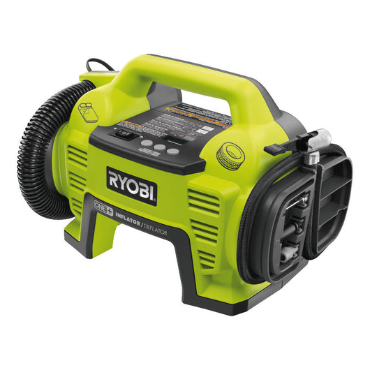 R18I-0-Compressore Aria Con 2 Modalita' E Vano Accessori Incorporato 18V Senza Batteria-Ryobi