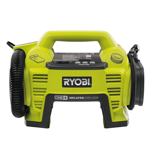 R18I-0-Compressore Aria Con 2 Modalita' E Vano Accessori Incorporato 18V Senza Batteria-Ryobi