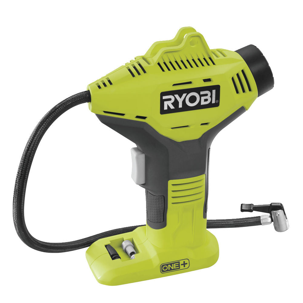 R18Pi-0-Compressore Compatto E Leggero Con Gonfiaggio Rapido Fino A 10.3 Bar 18V-Senza Batteria-Ryobi