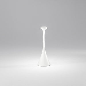 Lampada Da Tavolo Per Esterno Ricaricabile Pinut Moderna Metallo Bianco Led Cct