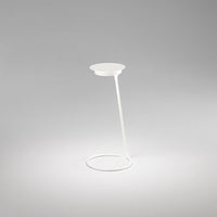 Lampada Da Tavolo Per Esterno Konda Moderna Metallo Bianco Led Luce Calda