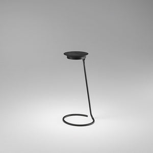 Lampada Da Tavolo Per Esterno Konda Moderna Metallo Nero Led Luce Calda