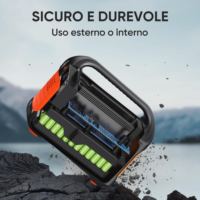 Centrale elettrica portatile Jackery Explorer 500, con presa AC 230V/500W per vacanze con camper, escursioni all'aperto