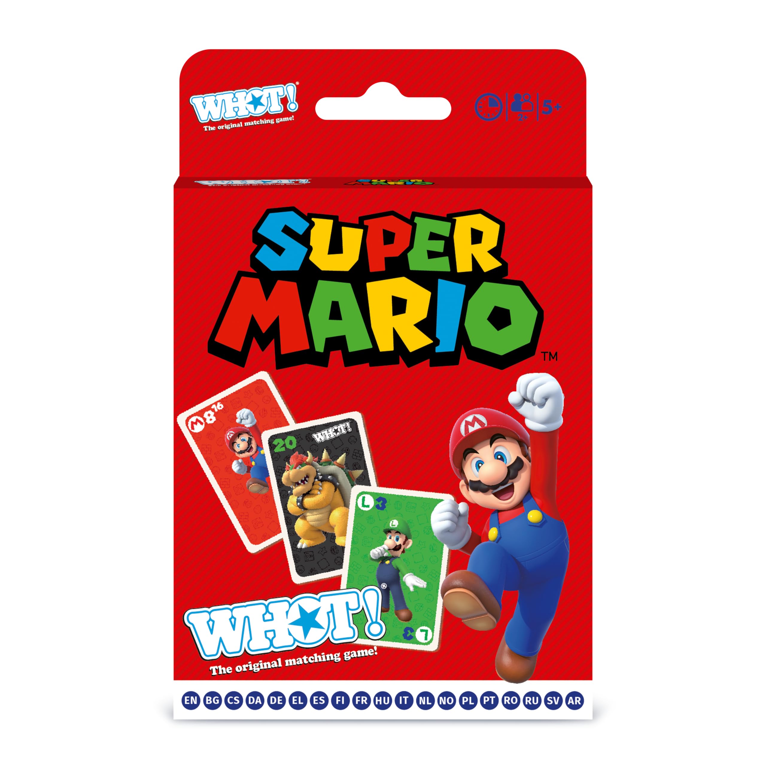 Carte da gioco Whot edizione Super Mario Nintendo