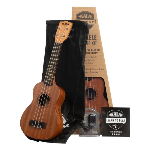 Ukulele kala kalaltps2006 learn to play starter kit mogano