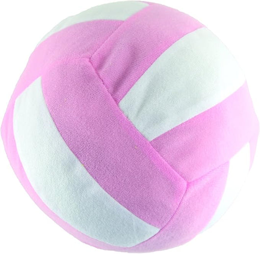 King Home CUSCINO VOLLEYBALL in poliestere 20 cm rosa/bianco 