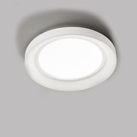 Plafoniera Contemporanea Hive Metallo Biancoled Integrato 40W