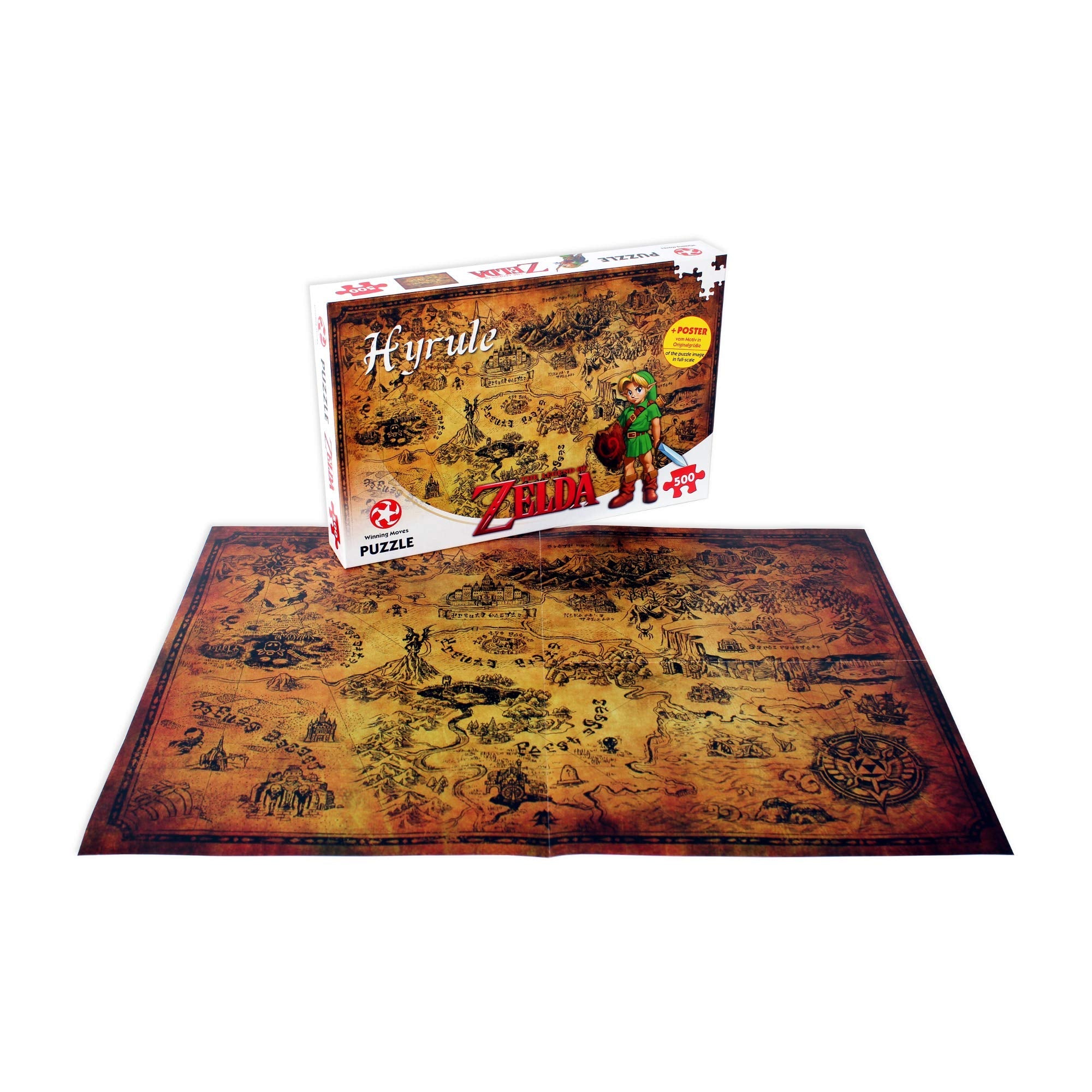 Puzzle edizione The Legend Of Zelda - Hyrule Field 500 pezzi Nintendo: Winning Moves