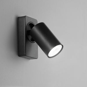 Spot Contemporaneo Oddy Alluminio Nero 1 Luce Gu10 Ip20