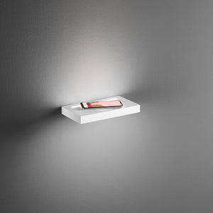 Applique Contemporanea Floor Alluminio Bianco Led Integrato 18W