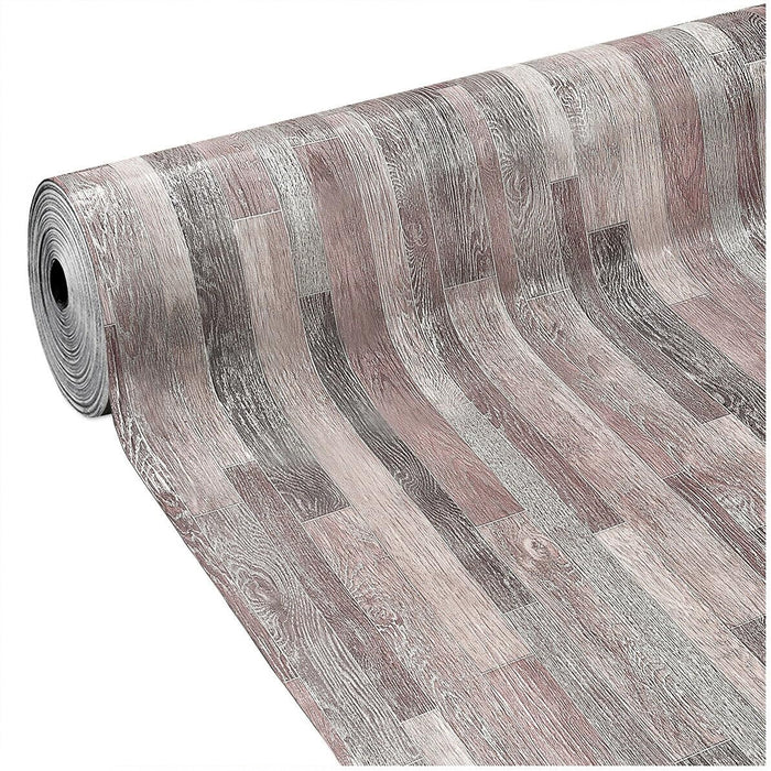 Pavimento Pvc Rivestimento Rotolo Vinile 100x950 cm Design Legno Parquet Shabby Chic Dis_A