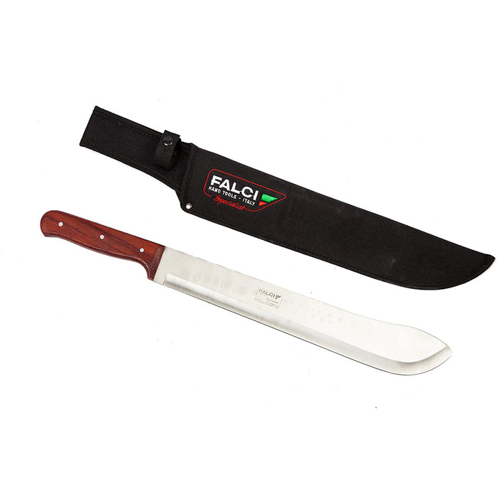 MACHETE MACETE ACCIAIO MANICO LEGNO ASCIA 36cm FALCI